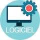 logo d'une roue cranté pour répresenter le logo logiciel